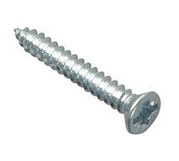 ForgePack Self-Tapping Screws Countersunk | 1" x 6 | Zinc Plated | Pack 30