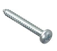 ForgePack Self-Tapping Screws Pan Head | 1 1/2" x 10 | Zinc Plated | Pack 10