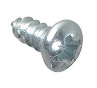 ForgePack Self-Tapping Screws Pan Head | 1/4" x 4 | Zinc Plated | Pack 80