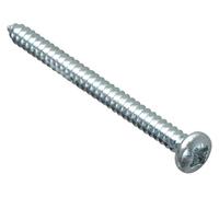 ForgePack Self-Tapping Screws Pan Head | 2" x 8 | Zinc Plated | Pack 12