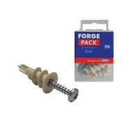ForgePack Speed Plugs | 4.5 x 35mm Screw | Nylon | Pack 10