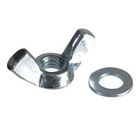 ForgePack Wing Nuts & Washers | M5 | Zinc Plated | Pack 12
