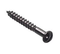 ForgePack Wood Screws - Black Japanned | 1 1/2" x 10 | Black Japanned | Pack 8