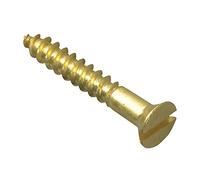 ForgePack Wood Screws - Solid Brass | 3/4" x 4 | Solid Brass | Pack 45