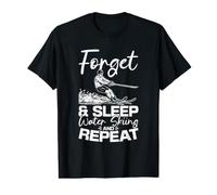 Forget eat and Sleep just Water Skiing and Repeat Value Graphic T-Shirt