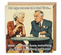 Forget Everything Funny Birthday Card, Rude Birthday Cards for Her, Birthday Cards for Him, 40th, 50th, 60th, Old Birthday Gift for Dad, Mum. Cards for Men