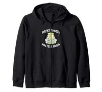 Forget Flowers Win Me A Panda Funny Claw Machine Enthusiasts Zip Hoodie