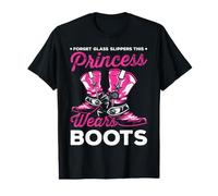 Forget Glass Slippers This Princess Wears Boots Value Graphic T-Shirt