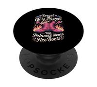 Forget Glass Slippers This Princess Wears Fire Boots PopSockets Adhesive PopGrip