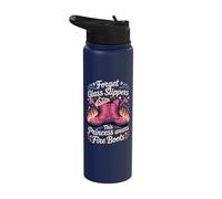Forget Glass Slippers This Princess Wears Fire Boots Stainless Steel Insulated Water Bottle