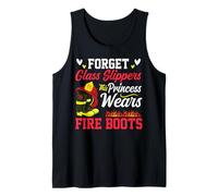 Forget Glass Slippers This Princess Wears Fire Boots Tank Top