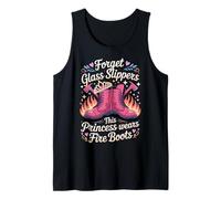 Forget Glass Slippers This Princess Wears Fire Boots Tank Top