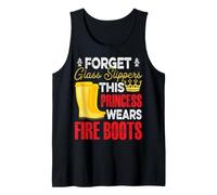 Forget Glass Slippers This Princess Wears Fire Boots Tank Top