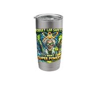 Forget Lab Safety, I Want Super Powers Funny Science Teach Stainless Steel Insulated Tumbler