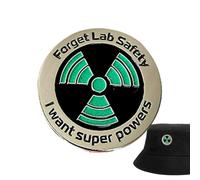 Forget Lab Safety I Want Superpowers Enamel Pin - Science Inspired Decorative Badge, Colorful Lapel Accessory, Humorous Collectible with Vibrant Finish | for Jackets Backpacks Shoes Clothing
