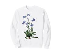 Forget me not blue flower Plant Lover for Couples Sweatshirt