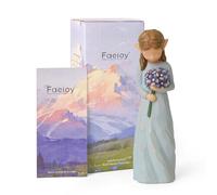Forget Me Not Elf Figurine, Fairy Elf Statue, Miscarriage Gifts for Mothers | A Tender Tribute to Love, Loss, and Lasting Connections, Sculpted Hand-Painted Figurines