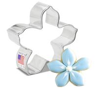 Forget-Me-Not Flower Cookie Cutter, Remembrance, 2.75" Made in USA by Ann Clark