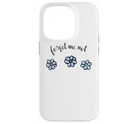 Forget Me Not Garden Flowers Floral Case for iPhone 14 Pro