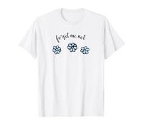 Forget Me Not Garden Flowers Floral T-Shirt