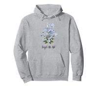 Forget Me Not Garden Gardener Flower Ornament Pullover Hoodie