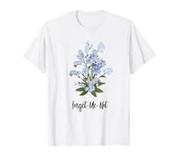 Forget Me Not Garden Gardener Flower Ornament T-Shirt