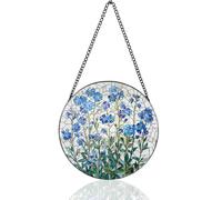 Forget Me Not Gifts, 7.8Inch Sun Catchers for Windows Forget Me Not Flowers