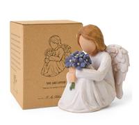 Forget Me Not Gifts, Hand-Painted Angel Figurines Statue
