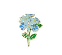 Forget Me Not Pins Badge Memorial Flower Brooch Memorabilia Decorations Gifts (Type A)