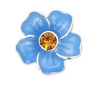 Forget Me Not Silver Plated Pin Brooch