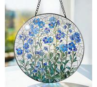 Forget Me Not Sun Catchers for Windows, Acrylic Flower Sun Catcher, Hanging Suncatcher, Forget Me Not Gifts for Couples, Friends, Family, Colleague