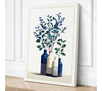 Forget Me Not Vessels Canvas Wall Art Print 18x12 Inch