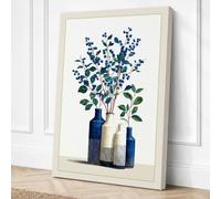 Forget Me Not Vessels Canvas Wall Art Print 30x20 Inch