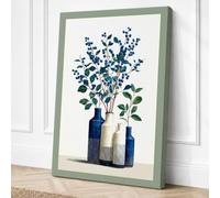 Forget-Me-Not Vessels Canvas Wall Art Print 30x20 Inch (76 x 51 cm)