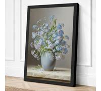 Forget Me Nots in Bloom Canvas Wall Art Print 24x16 Inch