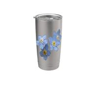 Forget Me Nots Romantic Blue Flowers Stainless Steel Insulated Tumbler
