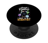 Forget Princess I Want To Be A Scientist Science Girl Power PopSockets Adhesive PopGrip