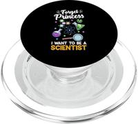 Forget Princess I Want To Be A Scientist Science Girl Power PopSockets PopGrip for MagSafe