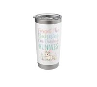 Forget The Bunnies I’m Chasing Hunnies Watercolor Easter Stainless Steel Insulated Tumbler