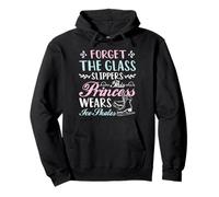 Forget The Glass Slippers This Princess Wears Ice Skates Pullover Hoodie