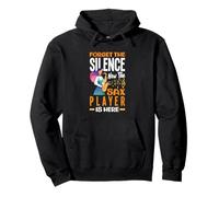 Forget The Silence Now The Sax Player Is Here Fun Saxophone Pullover Hoodie
