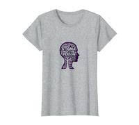 Forget The Stigma Not The Person Mental Health Awareness T-Shirt, Women, Heather Grey, L