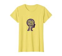 Forget The Stigma Not The Person Mental Health Awareness T-Shirt, Women, Lemon, M
