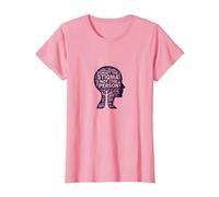Forget The Stigma Not The Person Mental Health Awareness T-Shirt, Women, Pink, S