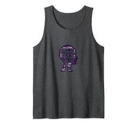 Forget The Stigma Not The Person Mental Health Awareness Tank Top, Men, Dark Heather Grey, XXL