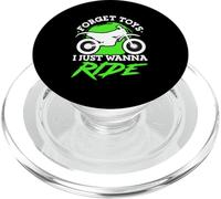 Forget Toys I just wanna Ride Little Rider Dirt Bike PopSockets PopGrip for MagSafe