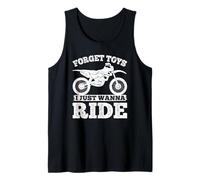 Forget Toys I just wanna Ride Little Rider Dirt Bike Tank Top