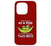 Forget Two Peas In A Pod More Like Nuts Sibling Hippie Fun Case for iPhone 15 Pro