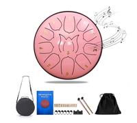 Forget Worry Drum - 6-Inch, 11 Notes, Enchantment Unfolds with This Garden Rain Drum(Pink)