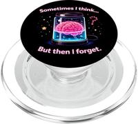 Forgetful Brain Meme - Cartoon Kawaii Humor PopSockets PopGrip for MagSafe